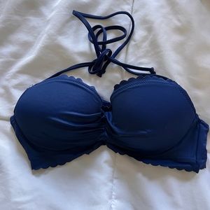 Navy Blue Victorias Secret Bikini Top